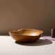 Elegant Curved Wooden Bowl