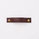 Handmade Brown Leather Drawer Pull Door Handle