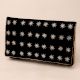 Starlit Velvet Clutch with Chain Strap and Celestial Embroidery