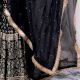Black blouse with Sharara Set