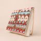 Boho Mirage Embroidered Clutch with Chain Strap