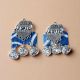 Indigo Elephant Earrings For Women