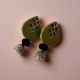 Light Green Mirror Earrings