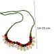 Multicolor Pom Pom Shell Adjustable Choker Necklace