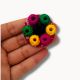Colourful Bandhani Printed Adjustable Fabric Finger Ring