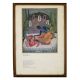 The Night of Love Radha and Krishna Mewar School Framed Paper Print with Poem by Vidyapati