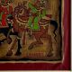 Hunting Phad Painting Raw Colour on Cloth Traditional Rajasthani Folk Art