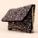 Handmade Multicolor Beaded Clutch Bag with Chain Strap – Statement Party Sling