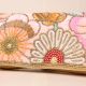 Pastel Beaded Floral Sling Bag – Hand-Embroidered Clutch with Chain Strap