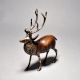 Antique Finish Deer Standing In English Art