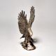 Antique Finish Eagle Standing In English Art