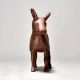 Vintage Iron Donkey Statue Handcrafted Collectible Figurine