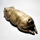 English Art Pig Sitting Brass Decor Figurine