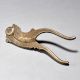 Vintage Brass Iron Nut Cutter Handmade Collectible