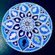 Blue Mandala Evil Eye Wall Hanging