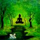 Calm Buddha in Nature Canvas Painting
