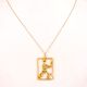 Gold Plated Brass Cricket Pendant Necklace Sports Accessory Gift for Cricketers Coaches and Fans