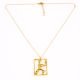 Gold Plated Brass Cricket Pendant Necklace Sports Accessory Gift for Cricketers Coaches and Fans