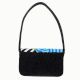 Luxury Handmade Colorful Beaded Shoulder Bag Geometric Abstract Pattern Purse