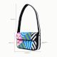 Luxury Handmade Colorful Beaded Shoulder Bag Geometric Abstract Pattern Purse