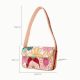 Luxury Colorful Floral Beaded Handbag Designer Women Shoulder Bag