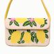 Handmade Beaded Shoulder Bag Lemon Fruit Design Summer Tote Purse for Women
