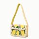 Handmade Beaded Shoulder Bag Lemon Fruit Design Summer Tote Purse for Women