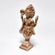 Antique Brass Standing Lord Vishnu Figure