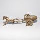 Antique Brass Horse-Drawn Chariot