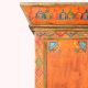 Hand Painted Wooden Almirah with Buddha Motifs and Antique Finish