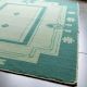Teal Medallion Wool Rug