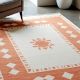 Geometric Terracotta Wool Carpet