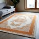 Handknotted Wool Area Ivory Rug