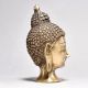 Elegant Brass Lord Buddha Head Sculpture
