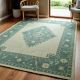 Handknotted Oushak Rug A Cream