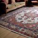 Handmade Ivory Oushak Wool Rug