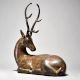 Vintage English Art Deer Figurine for Home Decor
