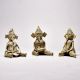 Tribal Art Lord Ganesha Figurine Set Playing Different Instruments