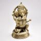 Tribal Art Lord Ganesha with Rat Figurine