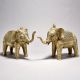 Handcrafted Elephant Figurines Dhokra Art Home Decor (Set of 2)