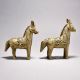 Tribal Art Horse Pair with Jali Work