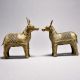 Handmade Metal Dhokra Deer Statue in Pair