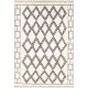 New Moroccon Design Handmade White Rug