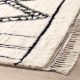 New Moroccon Design Handmade White Rug