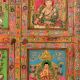 Traditional Handmade Wooden Storage Box with Multicolor Buddha Paintings