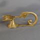 Vintage Handcrafted Brass Aarti Oil Lamp with Handle