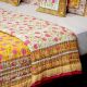 Yellow Blossom Handblock Quilt