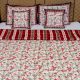 Crimson Bloom Jaipuri Quilt