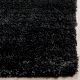 Modern Black Shaggy Hall Rug