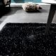 Plush Black Bedroom Rug